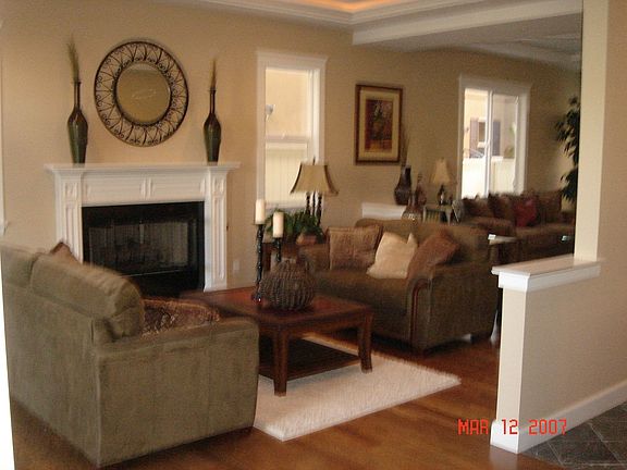 Family Room With Fireplace