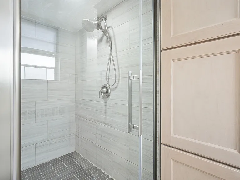 Primary suite bath. Walk-in shower