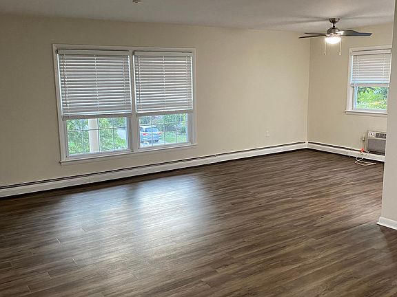 Living and dining areas