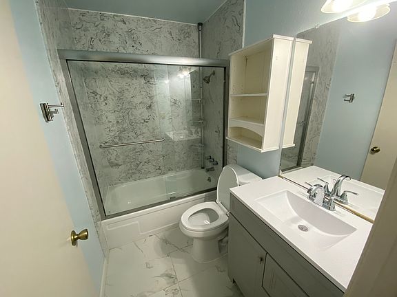 Newly updated bathrooms and brand new flooring