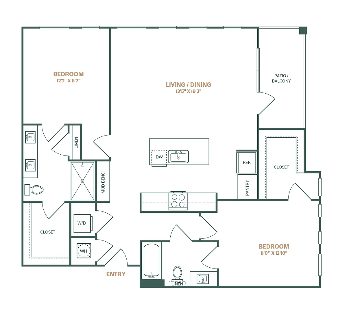 Floor plan B2