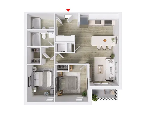 Floor plan 204