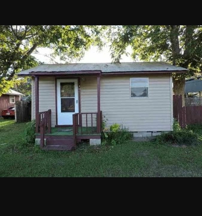 Front of home.
