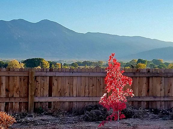 Back view to Taos Mountain