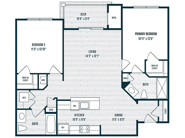 Floor plan Hawthorne