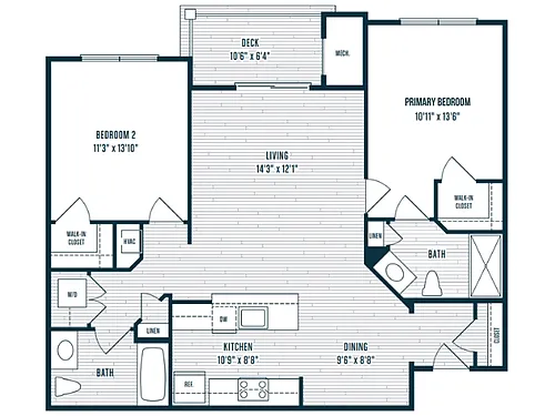 Floor plan Hawthorne