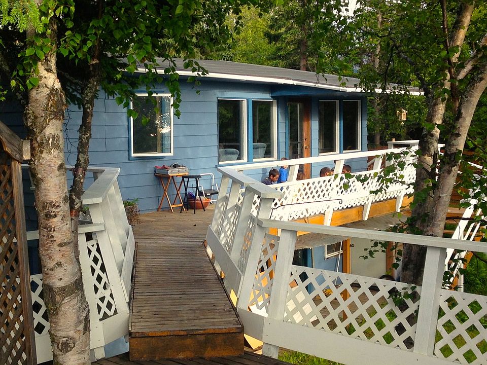 West side of house