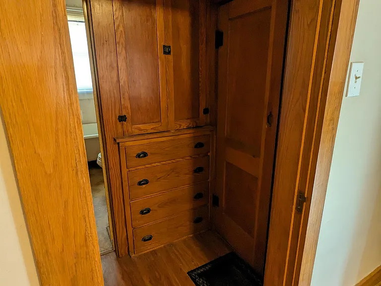 Storage in the hallway