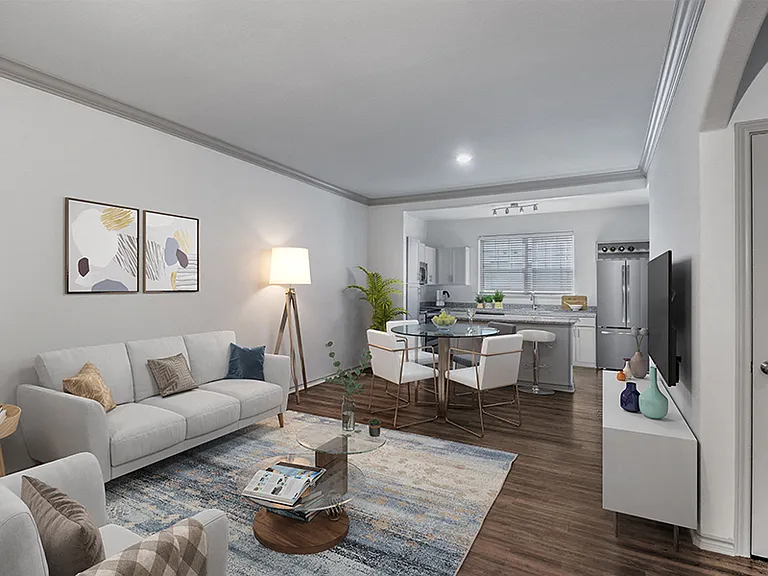 Spacious townhomes with open layouts