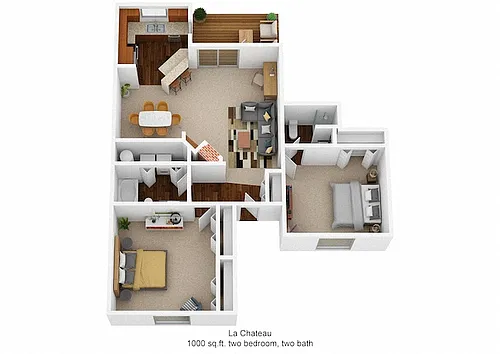Floor plan La Chateau