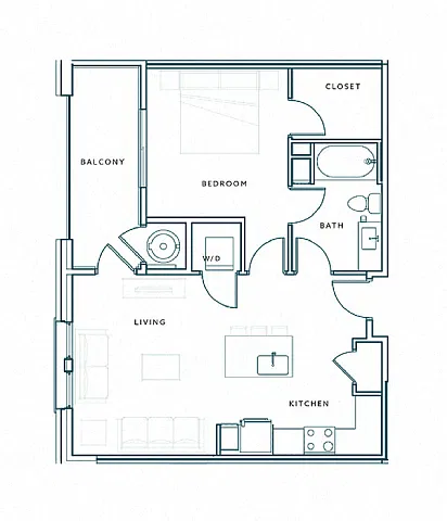 Floor plan 1B