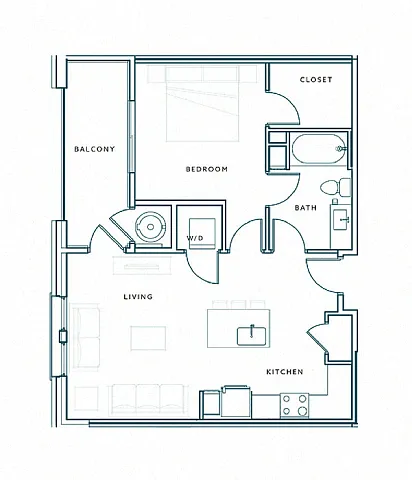Floor plan 1B