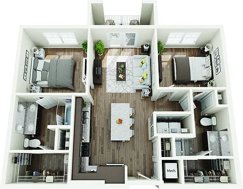 Floor plan B1