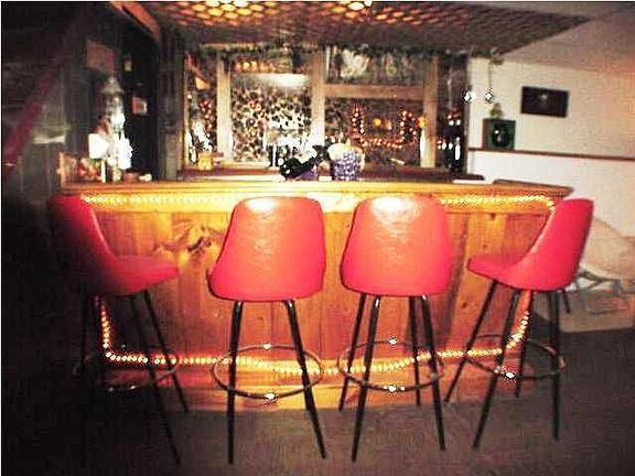 Full basement with bar 