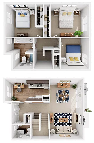 Floor plan Cedarburg (Townhome)