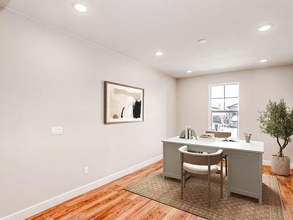 Directly off the entrance, you ll find a spacious den.