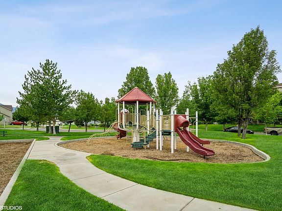 Two play grounds and lots of walking paths