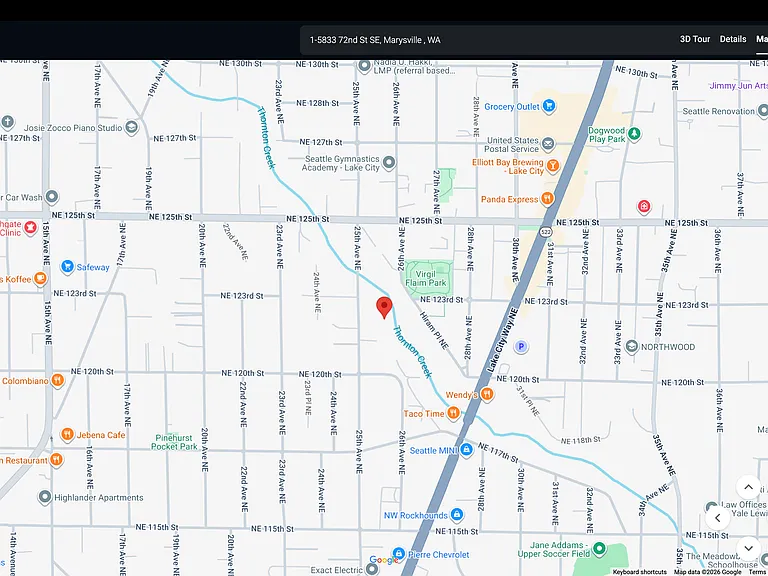 Convenient location with quick access to shopping, parks, schools, and major commuter routes while still offering a peaceful residential setting.