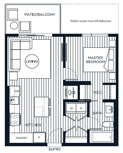 Floor plan B-203