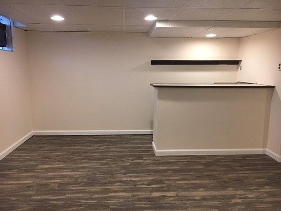 Wet bar in the basement.