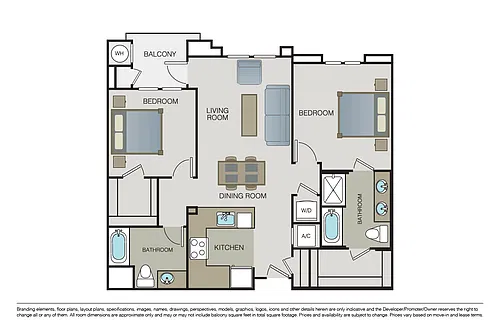 Floor plan Plan 2B