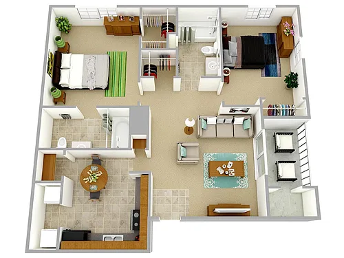 Floor plan Coral