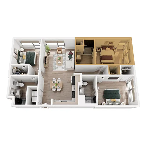 Floor plan C2B