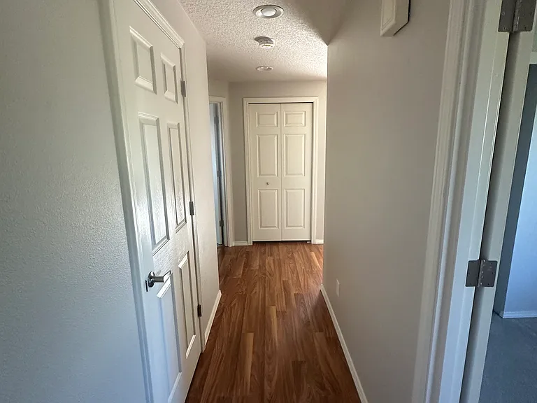 Hallway closet storage