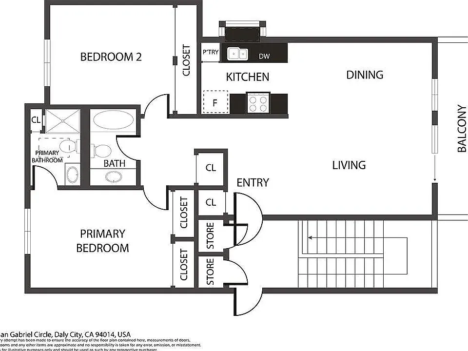 2 bed, 1004 sqft, $5,800 — Photo 2