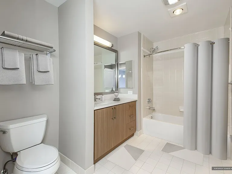 Signature Collection Bath with New Cabinetry and Quartz Countertops