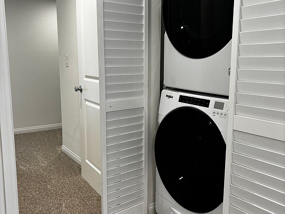full size stack laundry unit
