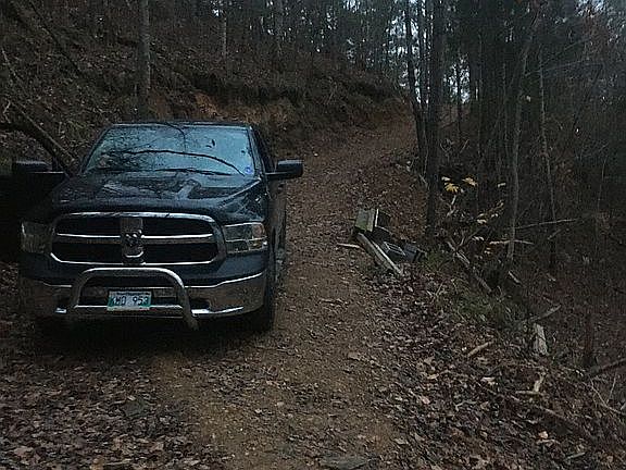 Road waters edge on property