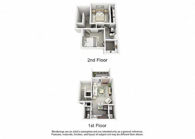 Floor plan B3 - Townhome