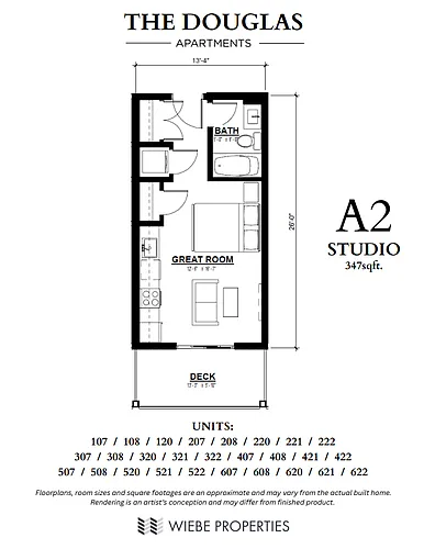 Floor plan 208