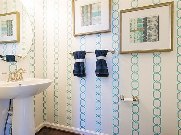 Powder room - illustrative purposes only.