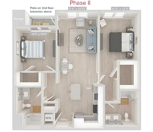 Floor plan B3U