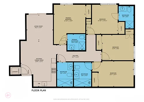 Floor plan Blondie