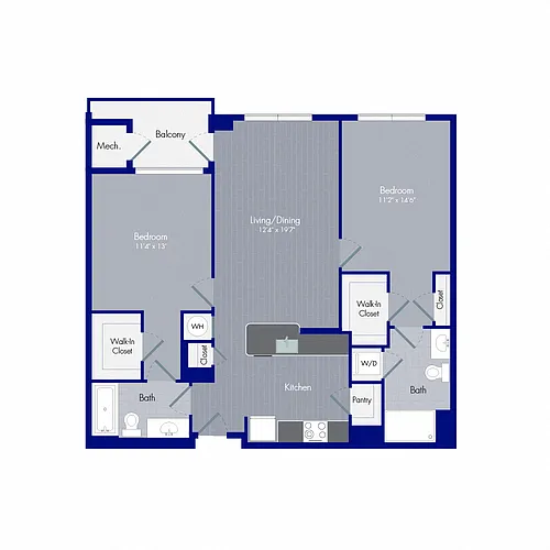 Floor plan Lexington B3P