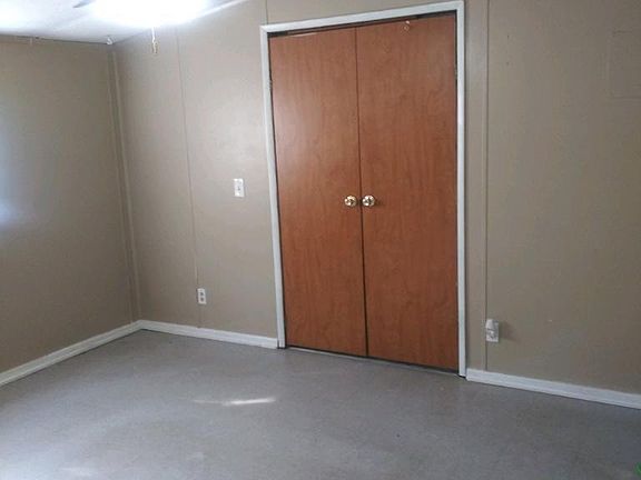 Master bedroom.. double doors to bathroom