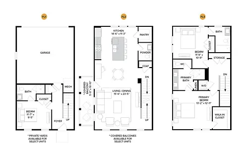 Floor plan Myrtle B