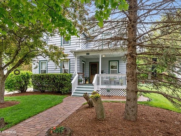 Nicely landscaped with a beautiful brick sidewalk!