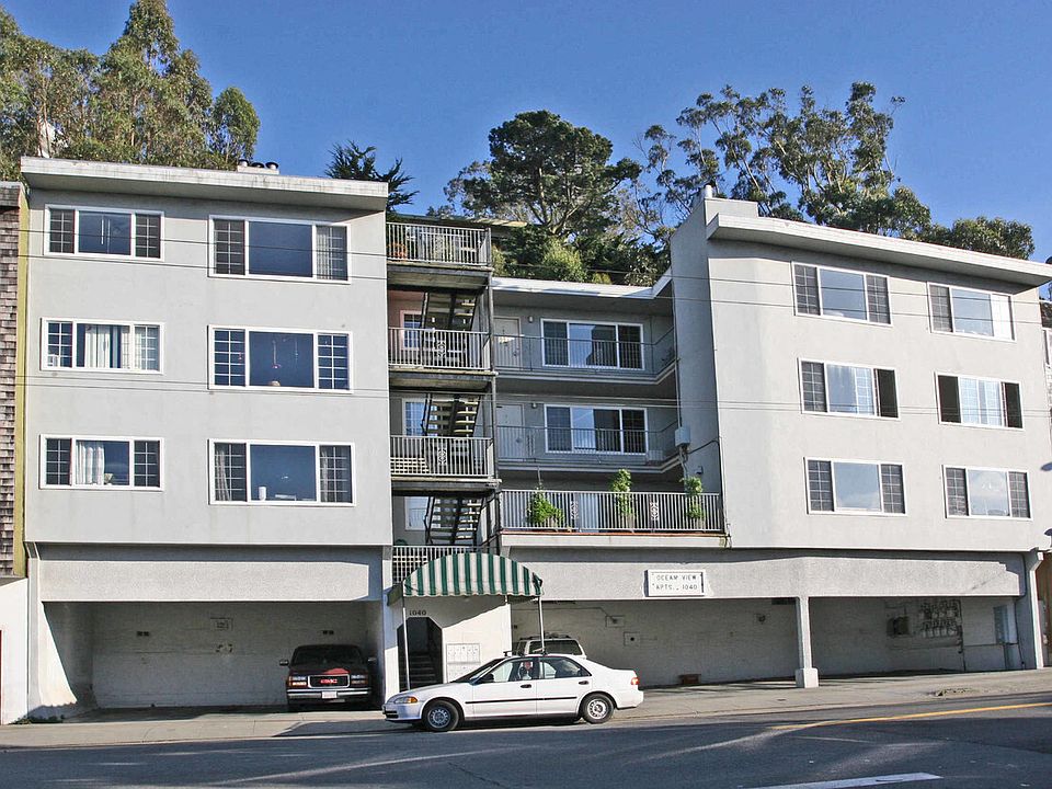 Front view of the apartment building at 1040 Ashbury St, San Francisco, CA 94117, USA
