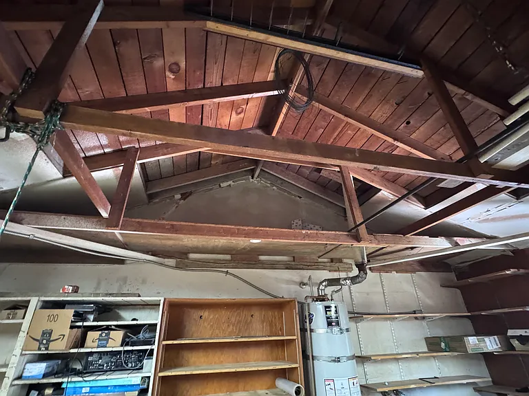 Storage in Garage and over it