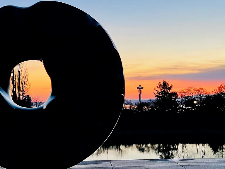 Sunset at Volunteer Park
