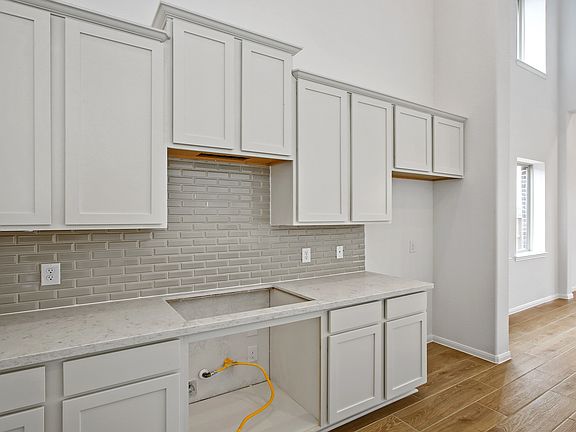 Abundant cabinet and counterspace