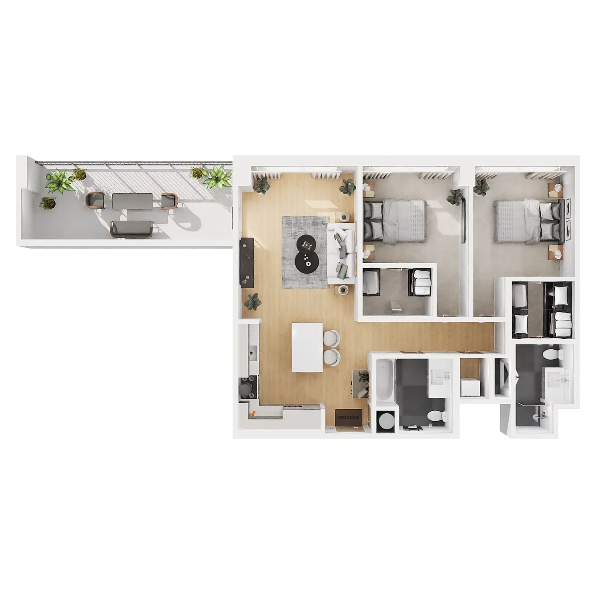Floor plan B-C191