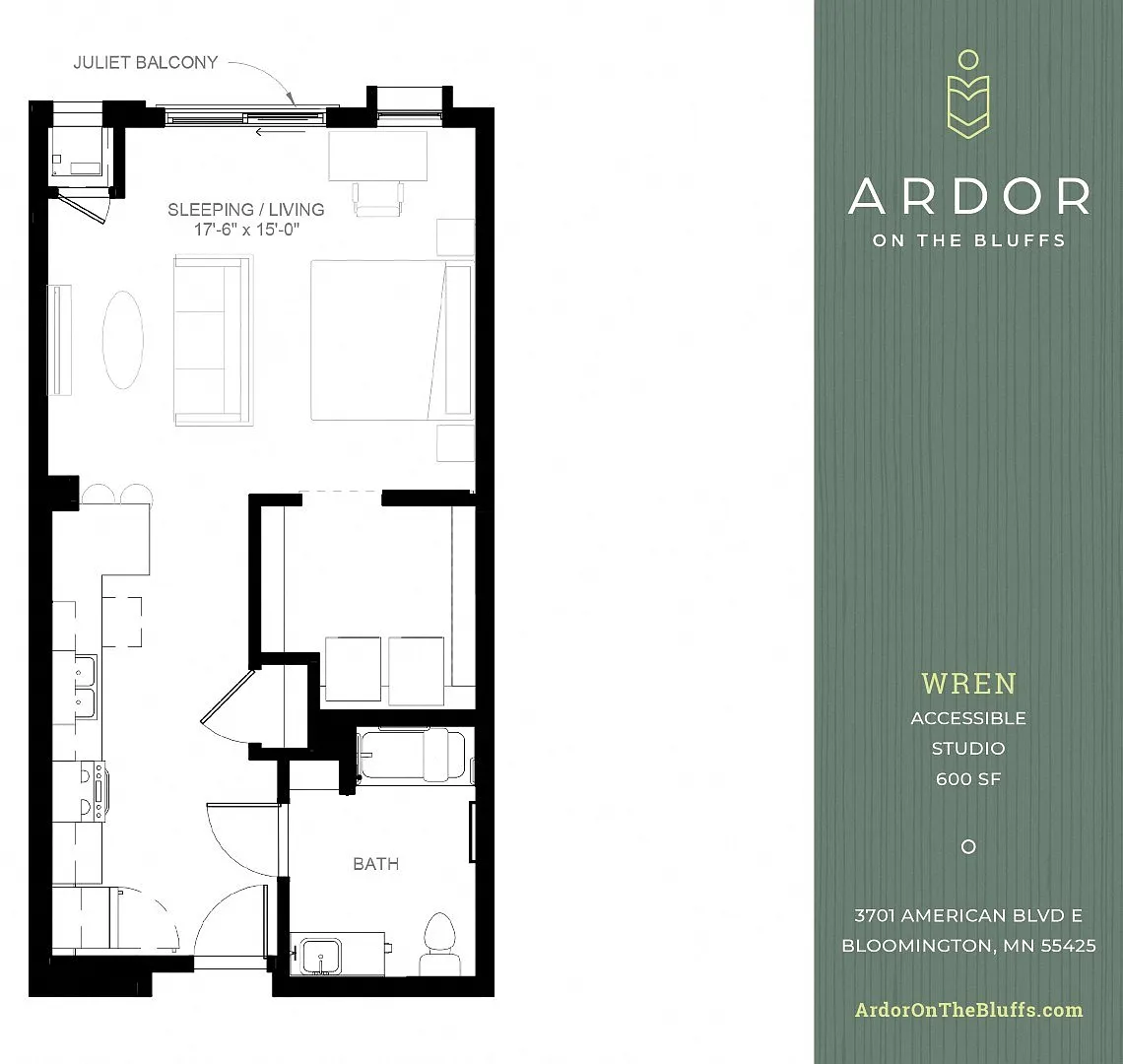 Floor plan Wren | ACC