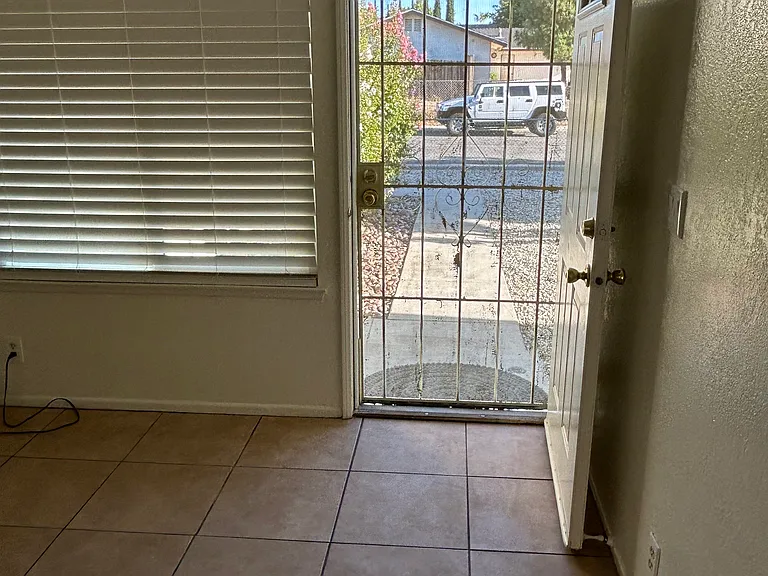 FRONT DOOR FROM KITCHEN AREA