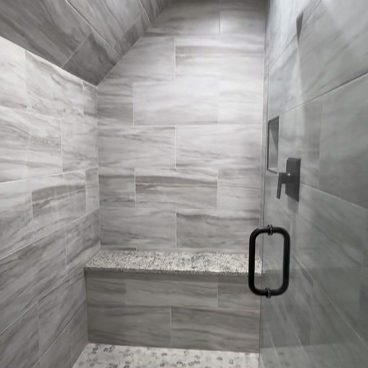 Walk-In Tile Shower