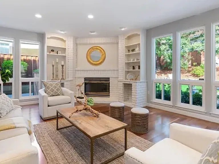 Well lit family room